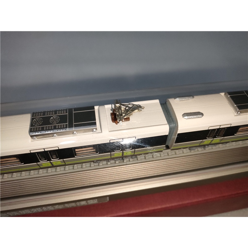 定制郑州地铁模型1号线城郊线合金玩具成品火车玩具地铁模型 1/87比例