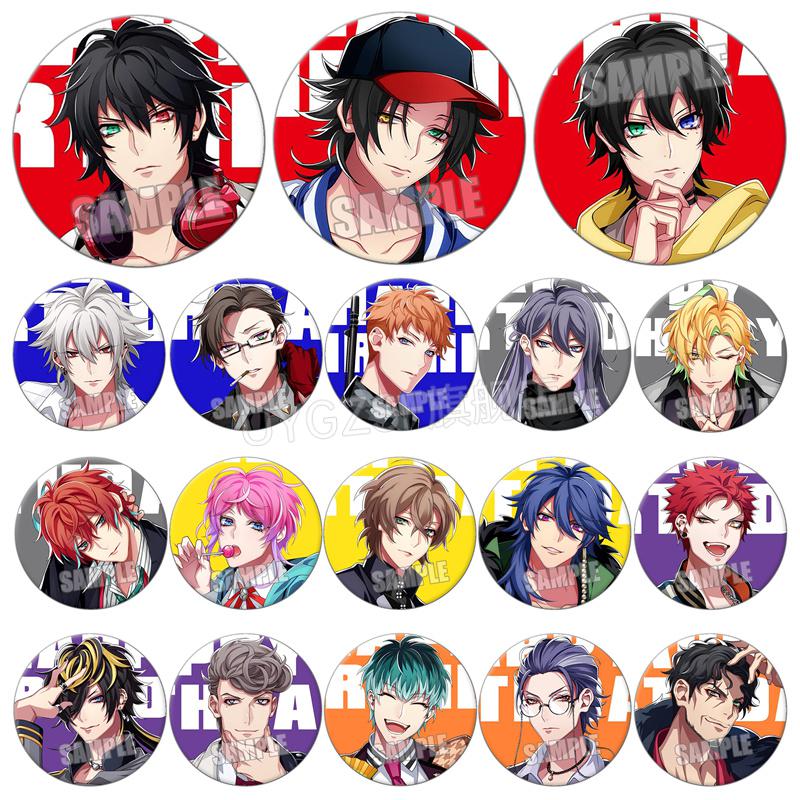 波罗夷空却四十物十四动漫周边铁底徽章胸章现货k 12 有栖川帝统 58mm