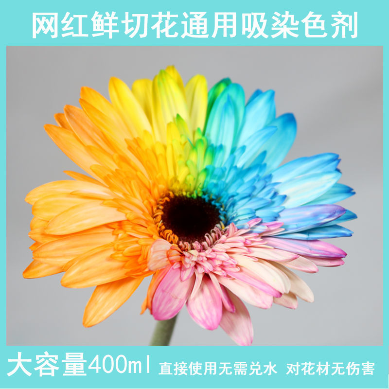 磐阙上新鲜花吸色剂 染色剂七彩玫瑰培养液马卡龙吸色剂新品 玫红 400