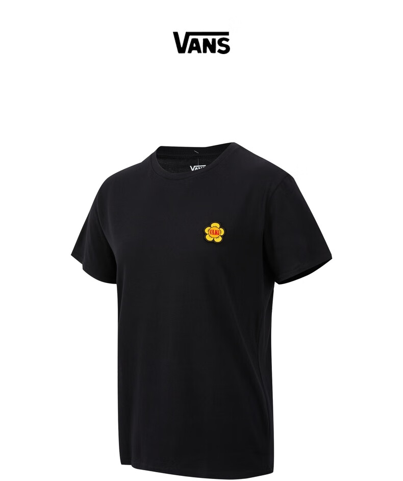 vans万斯女子短袖t恤 vn0a7tq6blk m【图片 价格 品牌 报价】-京东