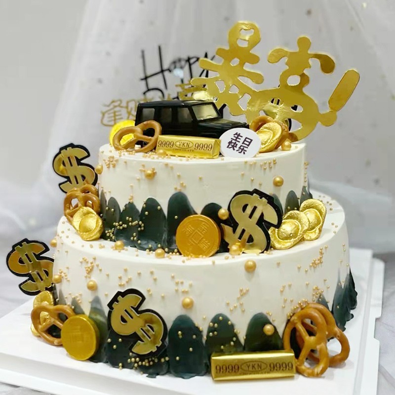 芙瑞多网红暴富生日蛋糕男士全国同城配送当日送达水果新鲜奶油蛋糕送