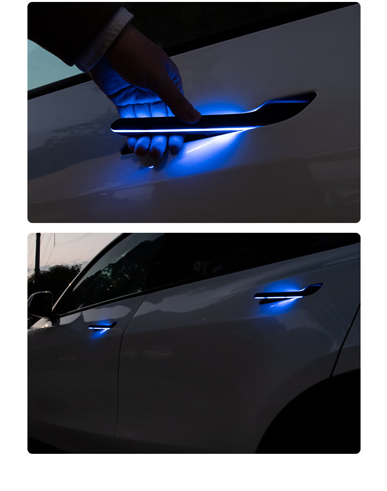 model_3智能电动门把手【智能发光升级款】全套【图片 价格 品牌 报价