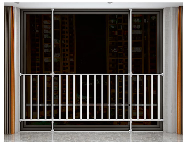 护栏免打孔儿童安全防护拦窗户防盗网安全室内飘窗防盗窗家用自装栏杆