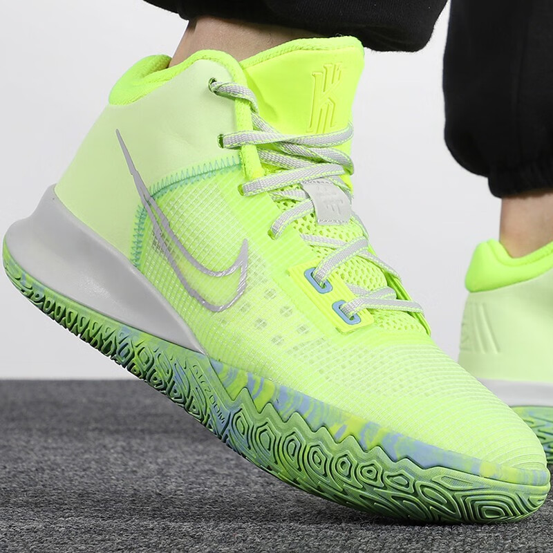 耐克nikekyrieflytrap4ep欧文白紫国内版实战篮球鞋ct1973101白紫45