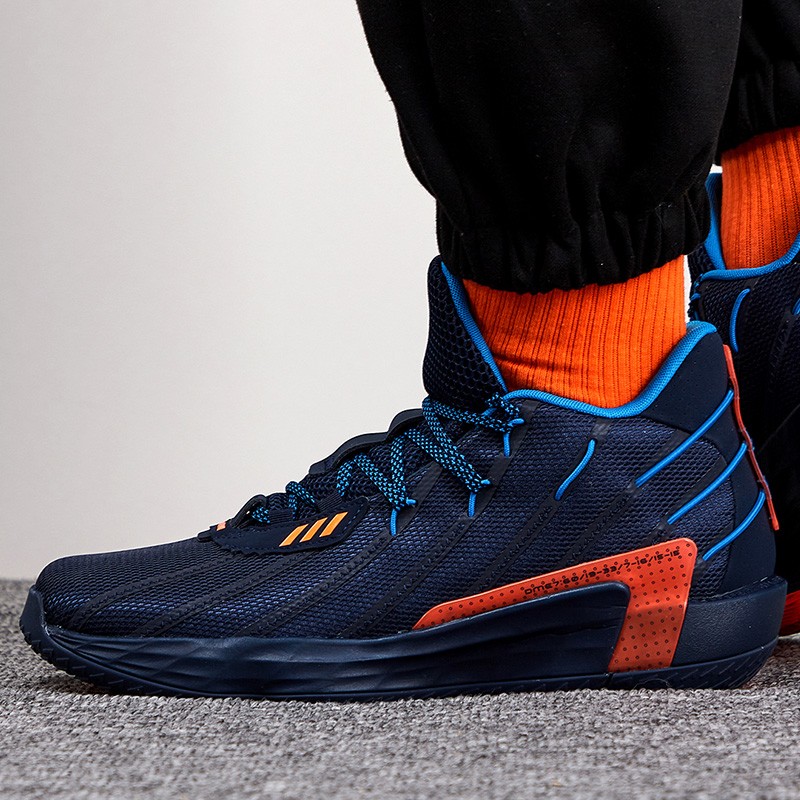 adidas阿迪达斯男鞋 新款dame 7 gca利拉德7代战靴鸳鸯配色实战篮球鞋