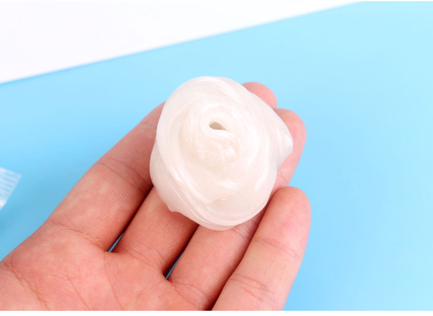 水晶土颗粒遇热变软热塑自由树脂可塑土透明翻模史莱姆液态玻璃泥