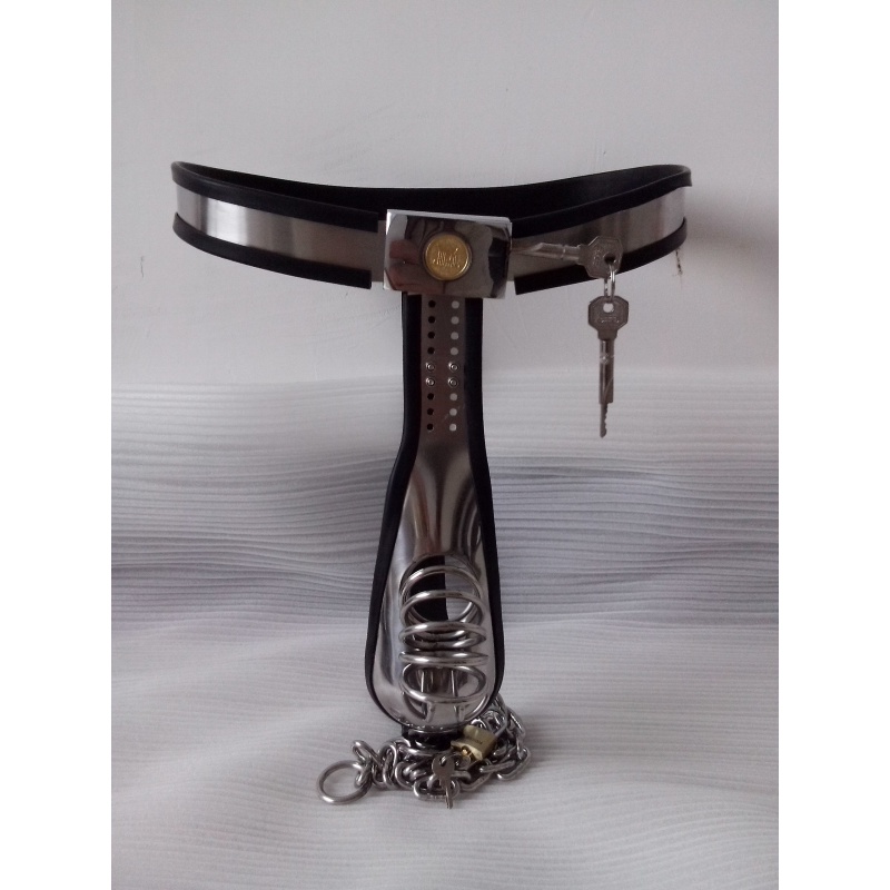 贞洁锁女男男士锁防出轨裤男奴铁裤衩jj贞洁锁贞操锁铁内裤带锁戒撸