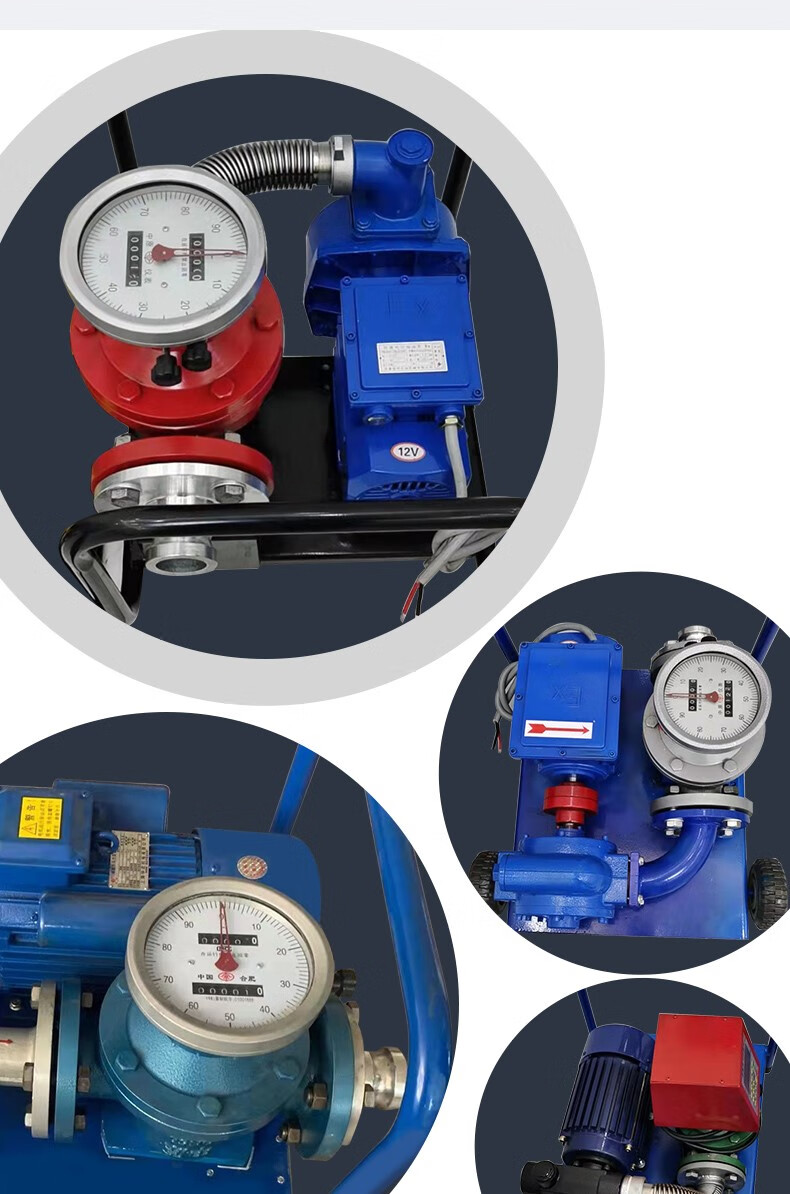 电动大流量抽油泵12v24v220v防爆柴油汽油防爆加油卸油导油泵 12v1.