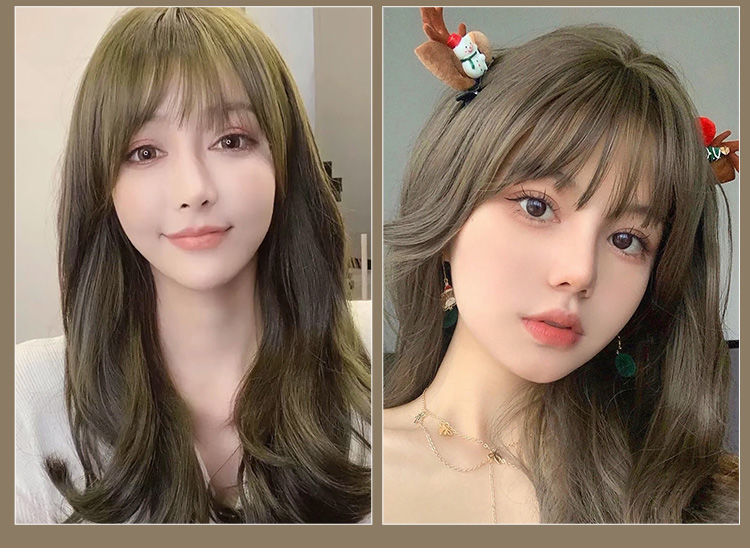 蓝黑茶色染发剂2021流行色显白学生自己染发膏奶茶灰棕色植物 4/77