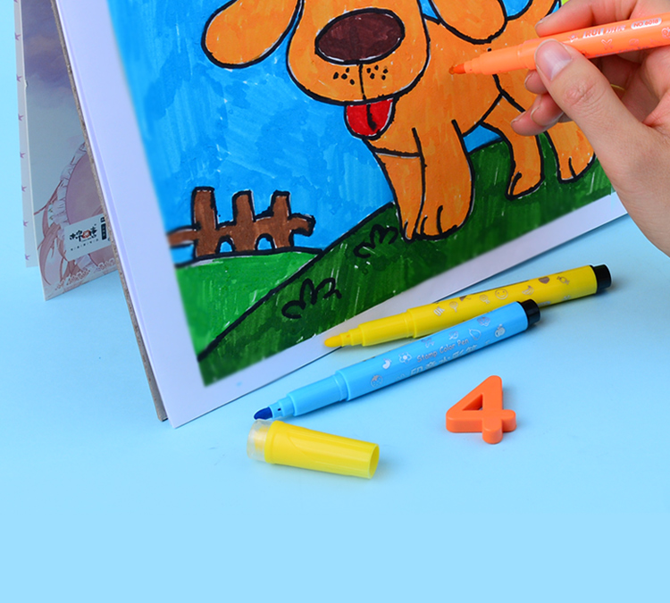 园a4加厚画画本小学生用空白美术本手绘涂鸦素描本 图画本皮卡丘4本装