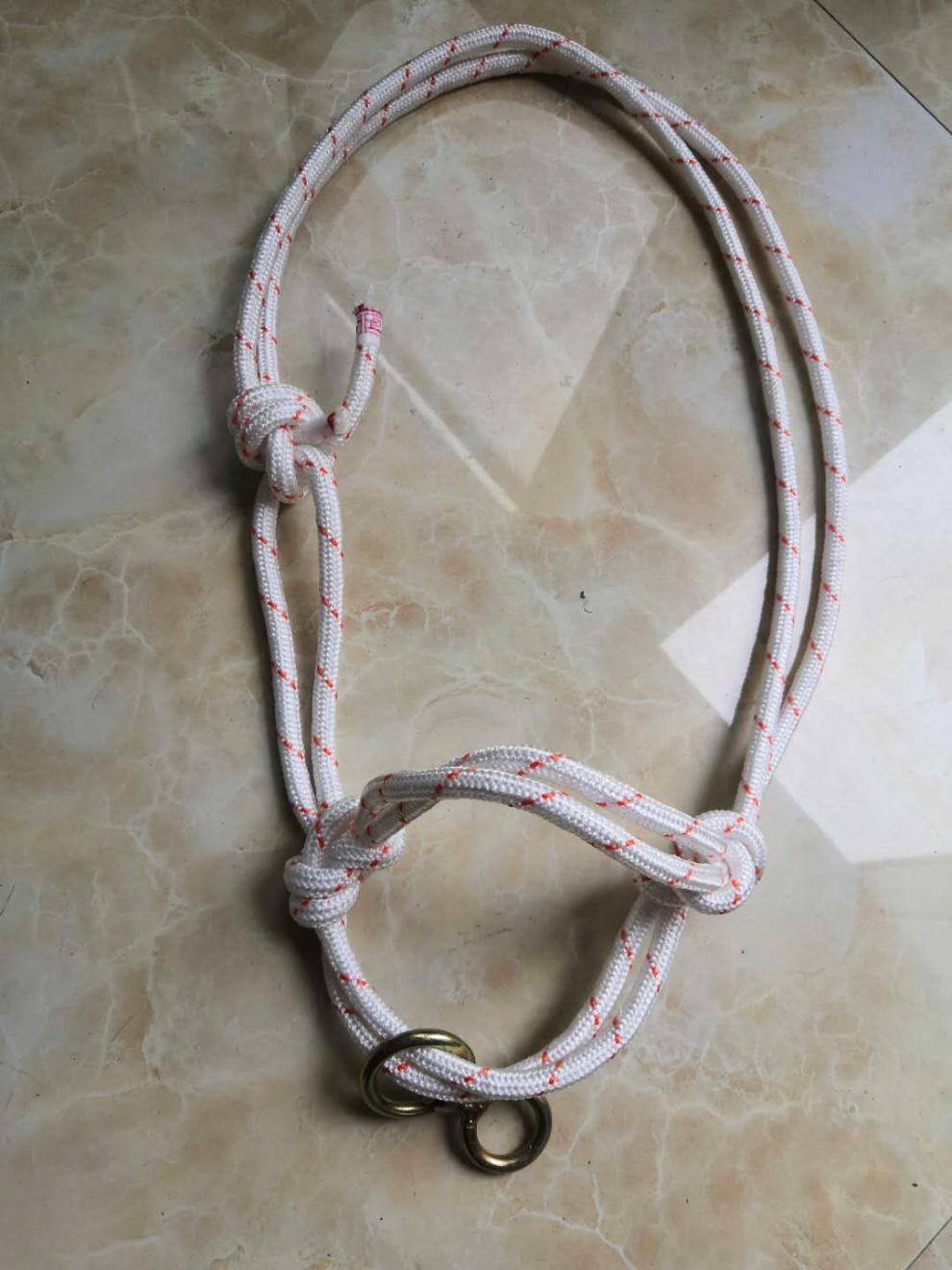 牛笼头套牛缰绳牛钢绳栓牛的绳子养牛场用套牛牛龙头手工牛笼头套绳粗