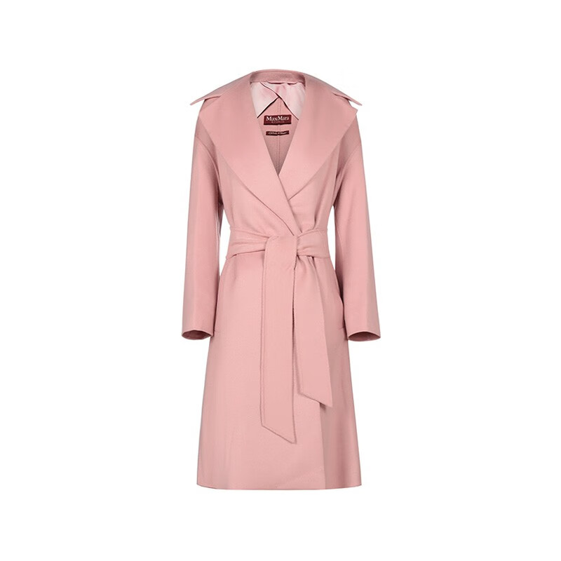 max mara studio 女士绵羊毛大衣外套 fazio圣诞礼物 016 粉色 38