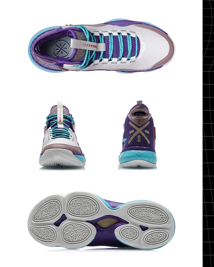 李宁影2代高帮篮球鞋男韦德之道wow shadow耐磨实战运动鞋abpr005-5