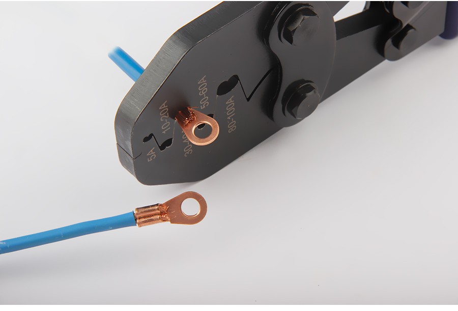 施兹坦 ot开口鼻压线钳裸端子u型5-200a铜鼻子手动接线耳冷压接钳省力