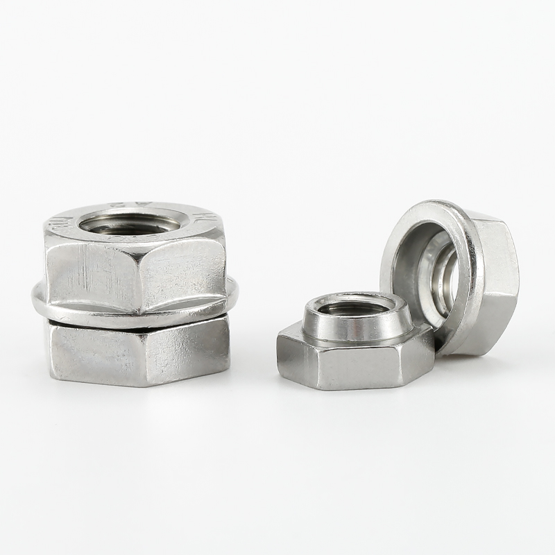 坚威 日本原装进口304不锈钢哈德洛克防松六角螺母黑色碳钢不松动锁紧