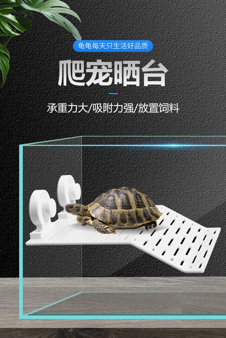 易萌乌龟晒背台乌龟缸晒台爬坡乌龟爬台乌龟休息台水龟浮岛晒龟台晒背