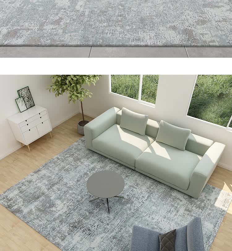 绅士狗比利时原装进口丙纶涤纶柔光混纺可定制地毯客厅卧室床边毯