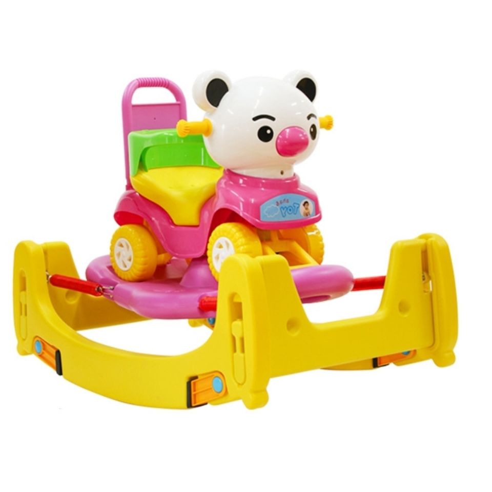 佳朔蹦蹦车儿童家用弹簧车爆笑虫子同款扭扭车宝宝摇摇乐抖音玩具摇马