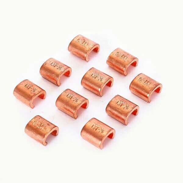 cct线夹卡16到700中间铜连接头 电线电缆分支接头铜接头c型铜线卡 cct
