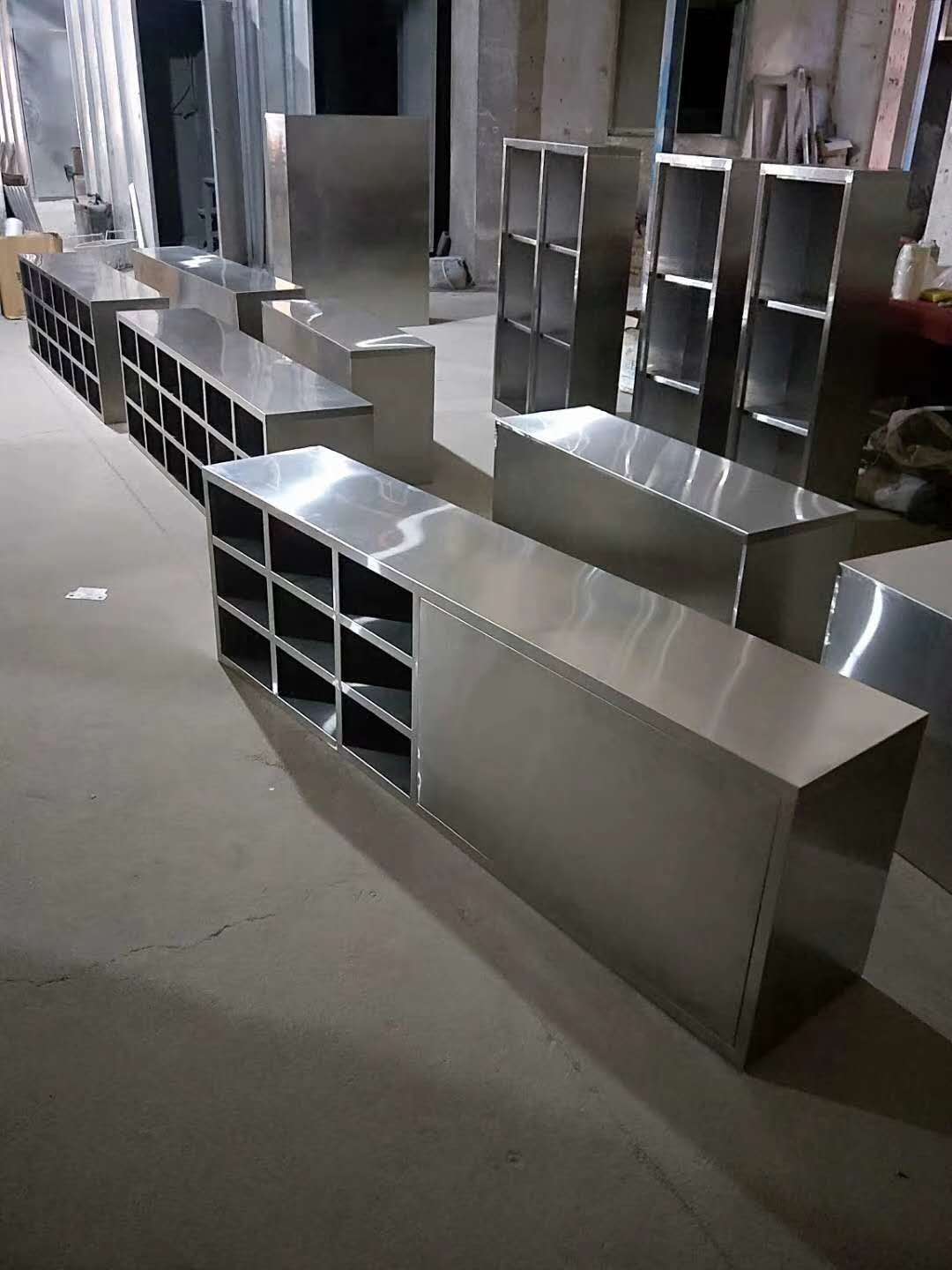 navcon定制304不锈钢鞋柜无尘净化车间员工更衣柜实验室单双面鞋柜鞋