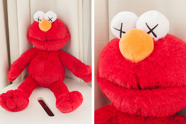 芝麻街公仔联名潮流毛绒玩具玩偶娃娃艾莫甜饼抱枕bkpp同款教师节伯特