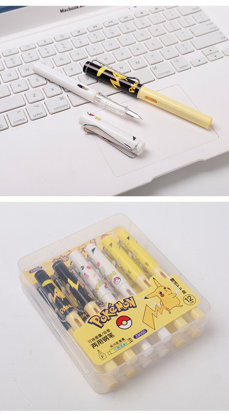 迷著正翔学生钢笔可换墨囊高颜值少女小学生三年级男纯蓝正姿钢笔100