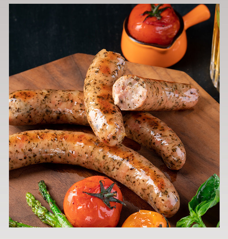 玉泉韵德国风味香肠扬可罗勒香肠叶火山石烤肠大热狗包德式烤肠腊肠