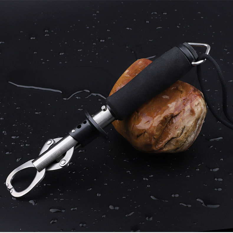 控鱼器路亚钳多功能不锈钢鱼嘴钳夹鱼钳子翘嘴摘钩钳取钩钳抓鱼器 多