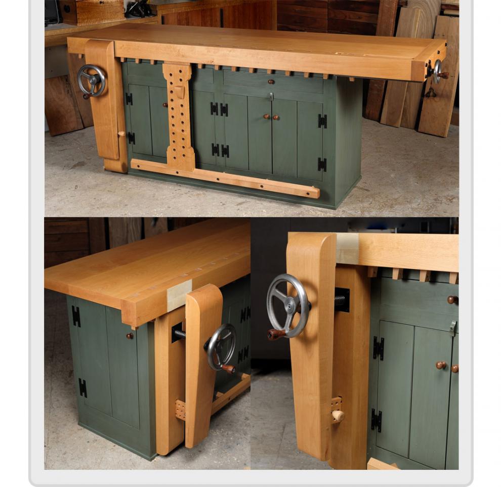 木工台钳桌钳图纸虎钳工作桌尾钳腿钳配件benchcrafted套餐cglidec腿