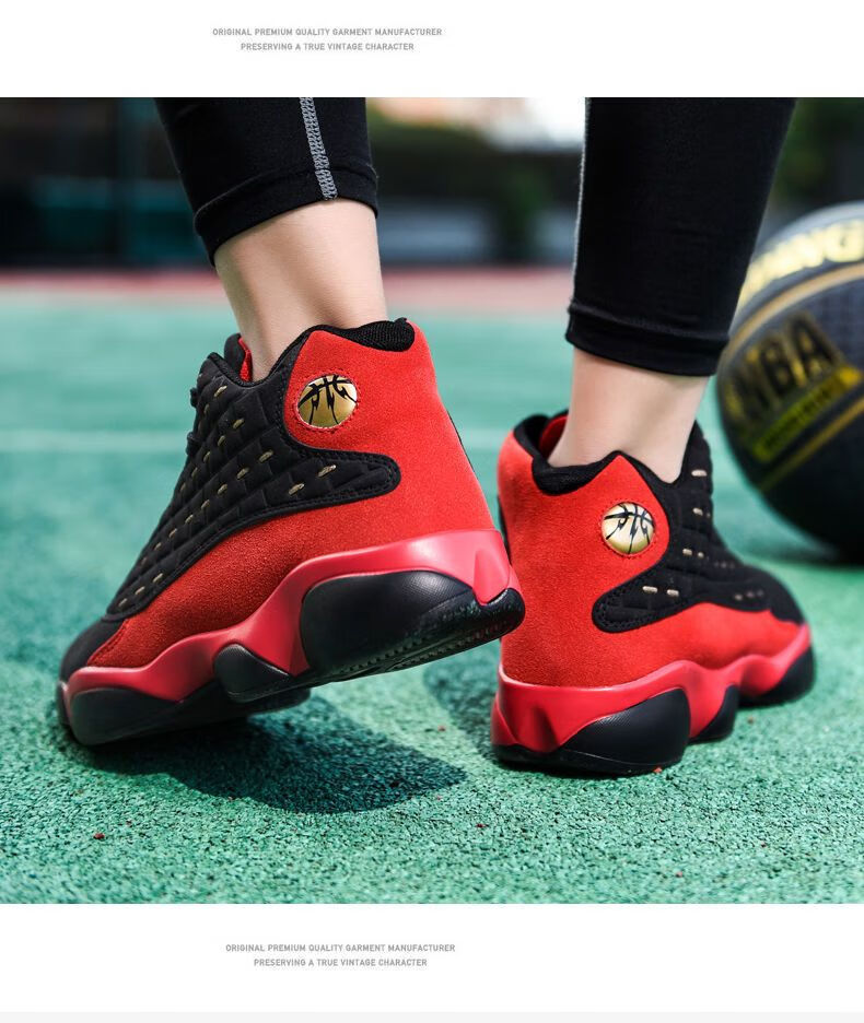 莆田纯原aj13兵马俑篮球鞋男女高帮休闲学生乔13青少年运动鞋科比战靴