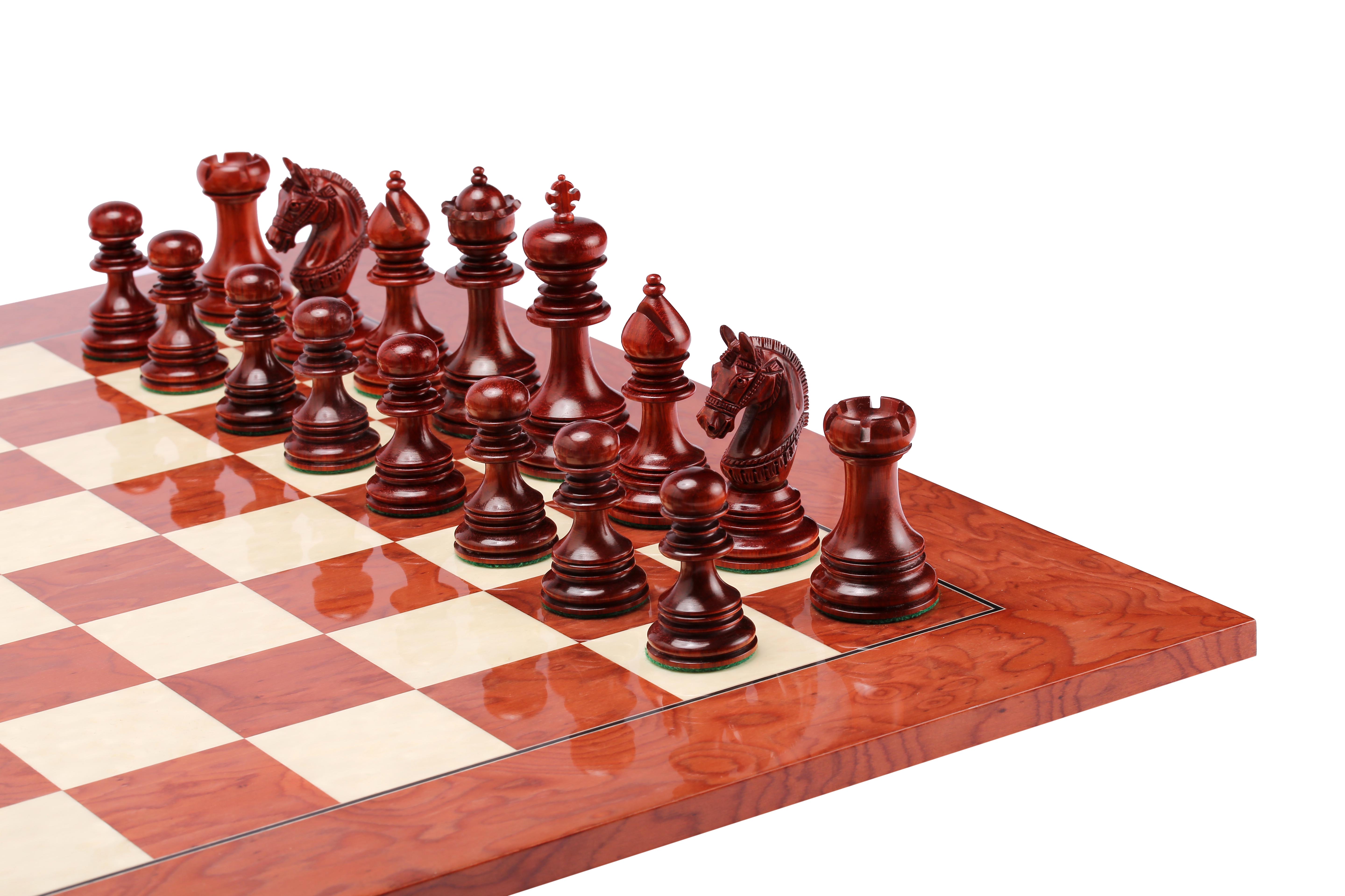 博圣象棋国际象棋大型高端实木进口珍品收藏切塔克二代斯汤顿棋子紫檀