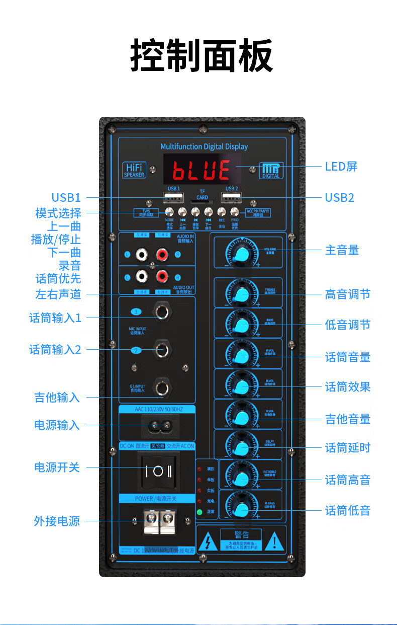 新科(shinco)h320专业户外大功率音响套装双15英吋舞台演出拉杆音箱
