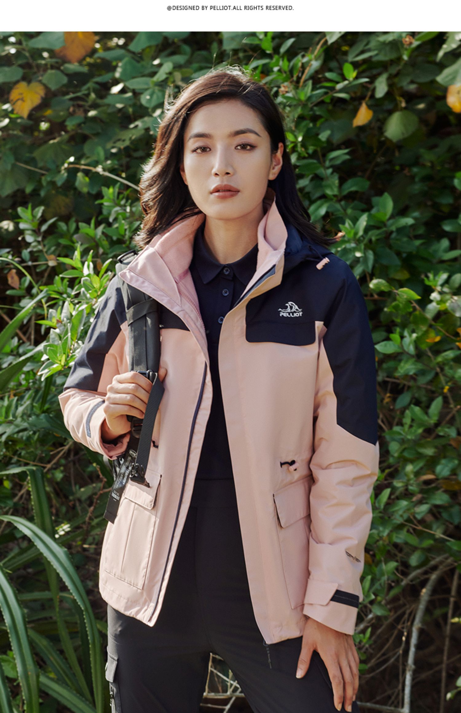 店正品】冲锋衣女三合一春秋外套可拆卸抓绒防水防风户外男旅游服装