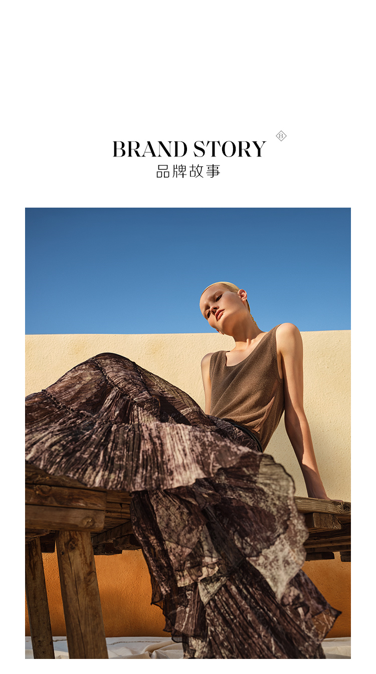 donoratico达衣岩装2021夏年连衣裙日光落在睡者的脸上之四依旧蓝l