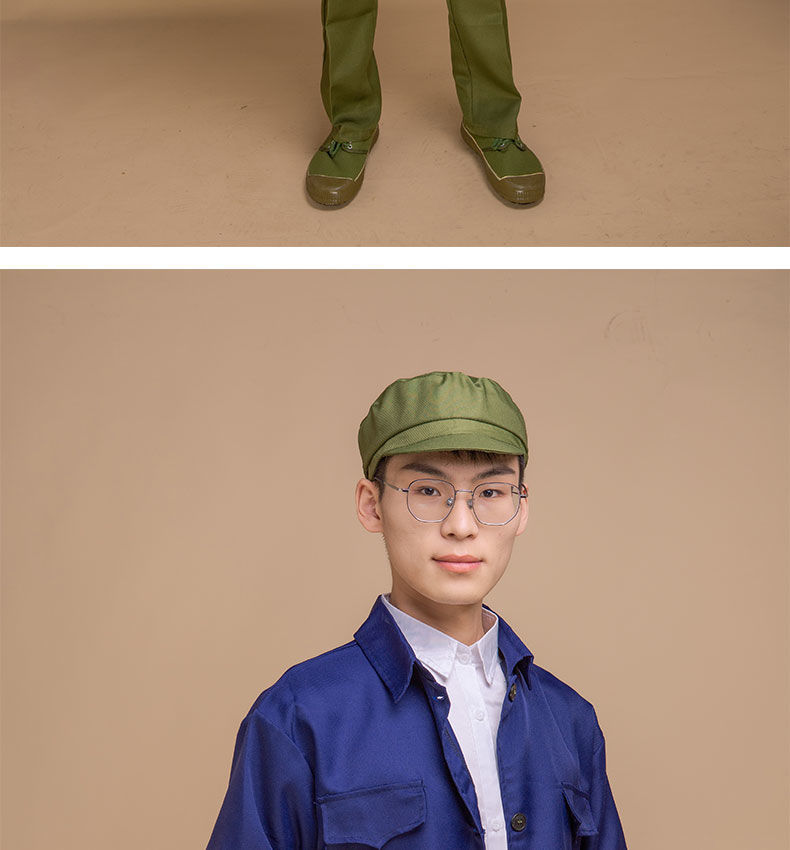雷伦漫蒂 90年代复古西服男知青学生干部七八十年代怀旧红歌大合唱