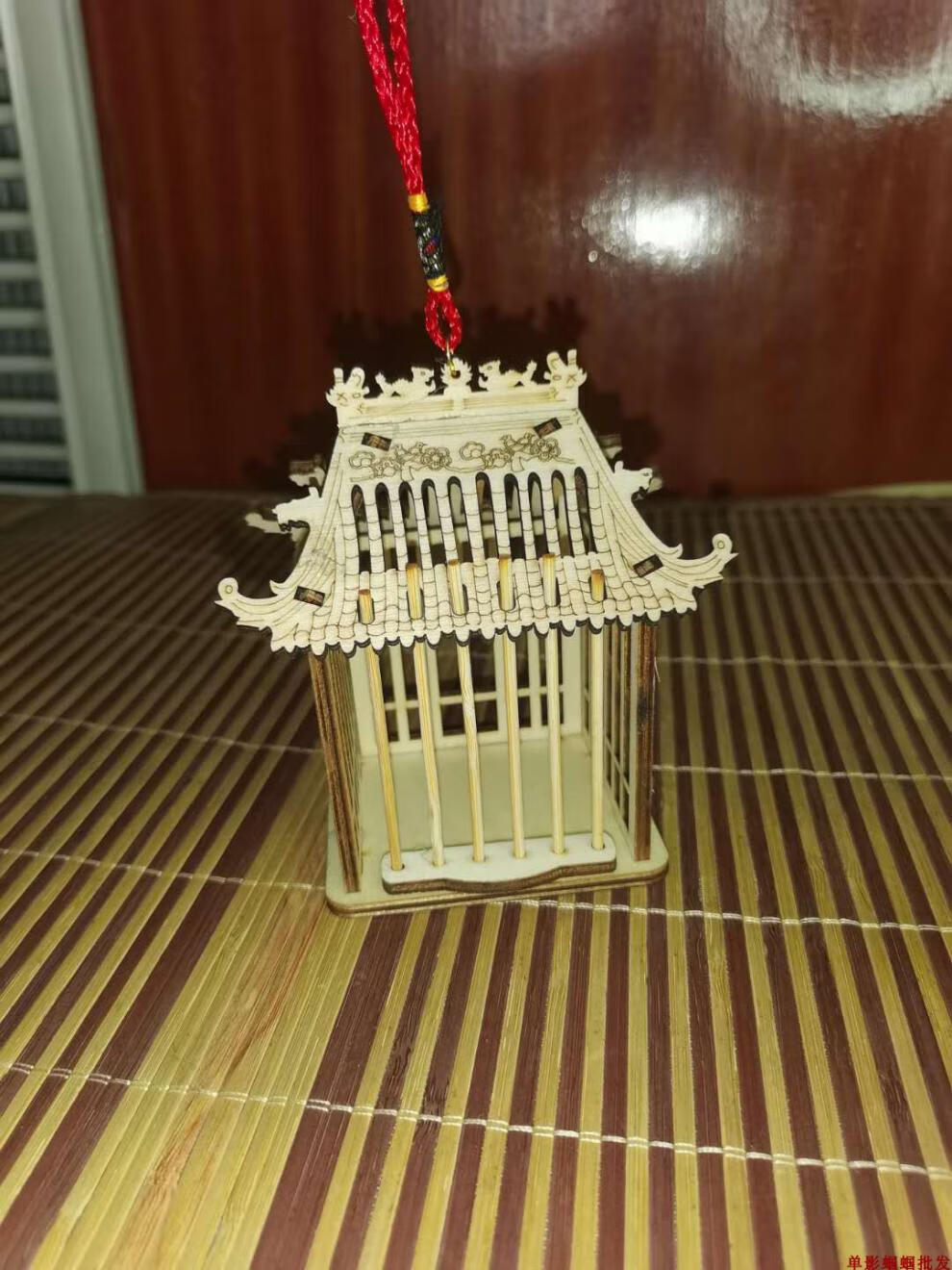 蝈蝈笼子蝈蝈罐子竹制蝈蝈活排笼鸣虫纯手工超大双格蝈蝈葫芦叫罐