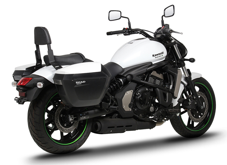 进口shad夏德边架2021年新老款川崎小火神边箱支架vulcans650尾箱护杠