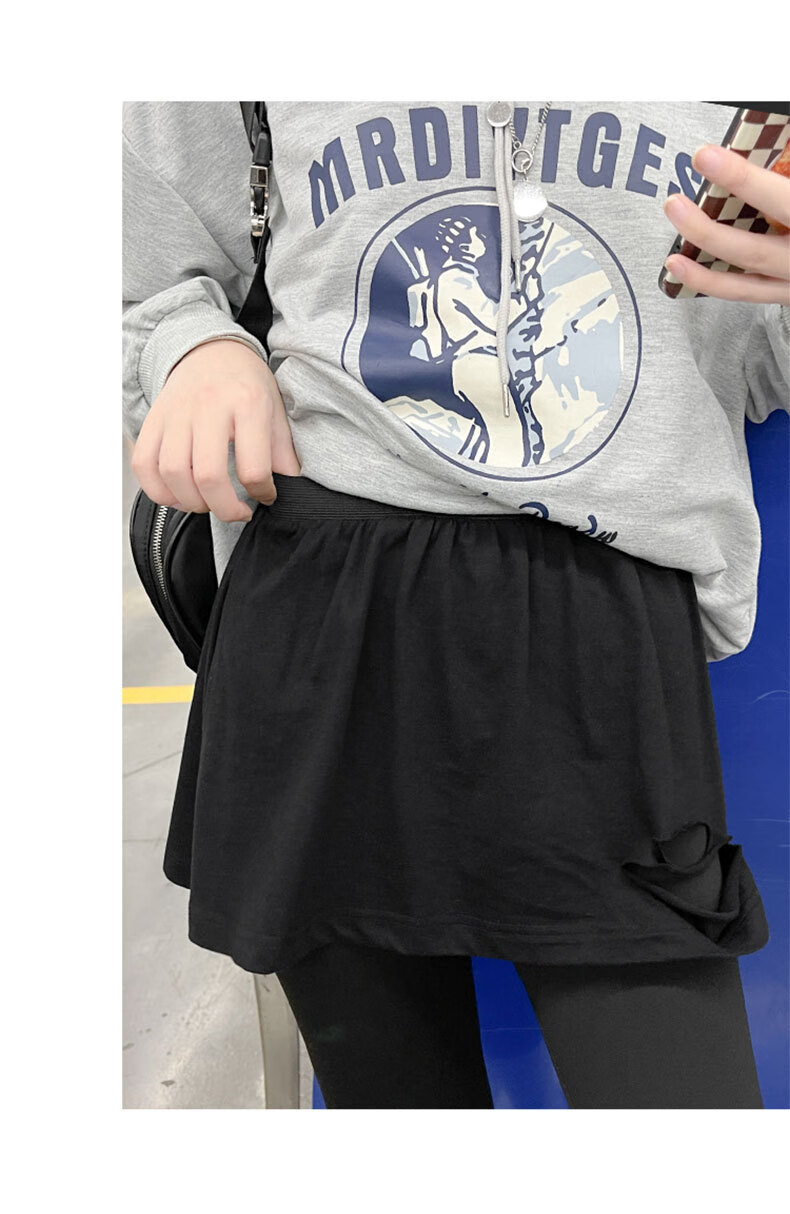 下摆遮屁帘神器秋冬季打底屁帘裙女遮屁半裙短裙假半身内搭叠穿遮屁股