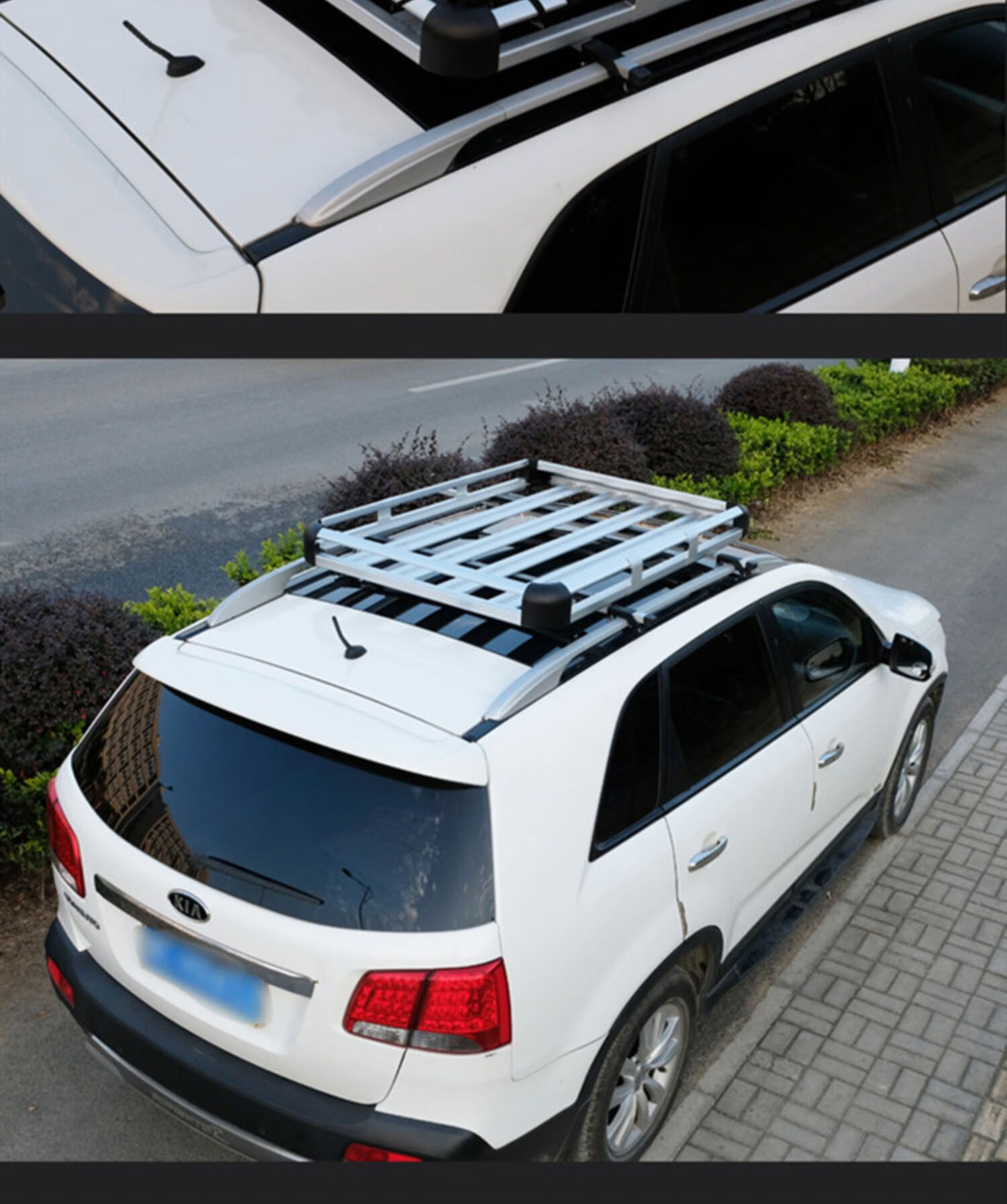 五菱宏光s/s1汽车车顶行李架新五菱宏光s通用suv改装加装车顶框 6板1.