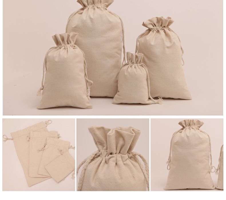 储存袋棉布袋大米包装空白袋定制米布袋子帆布面粉装棉布袋150kg粮食