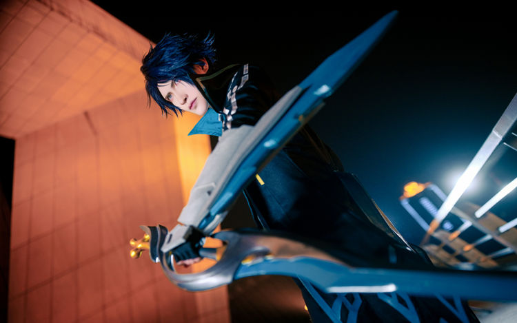 曙光守护者铠cos服装鞋子剑全套道具王者荣耀cosy服装外套衬衣领带