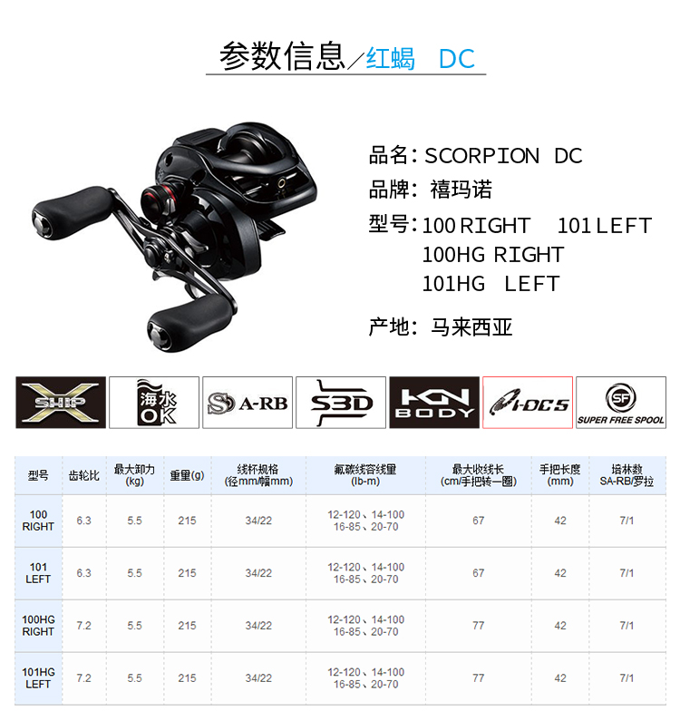 22款禧玛诺库拉多红蝎阿德bfs水滴轮aldebaran bfs xg微物轮现货 红蝎