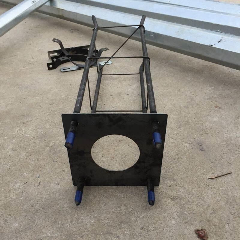 60路灯底座预埋件地脚笼杆子灯杆配件立杆基础笼便携混凝土预埋 r28