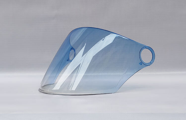 夏盔镜片电动摩托车头盔大孔高清彩色防晒风玻璃 鸿业661通用面罩 661