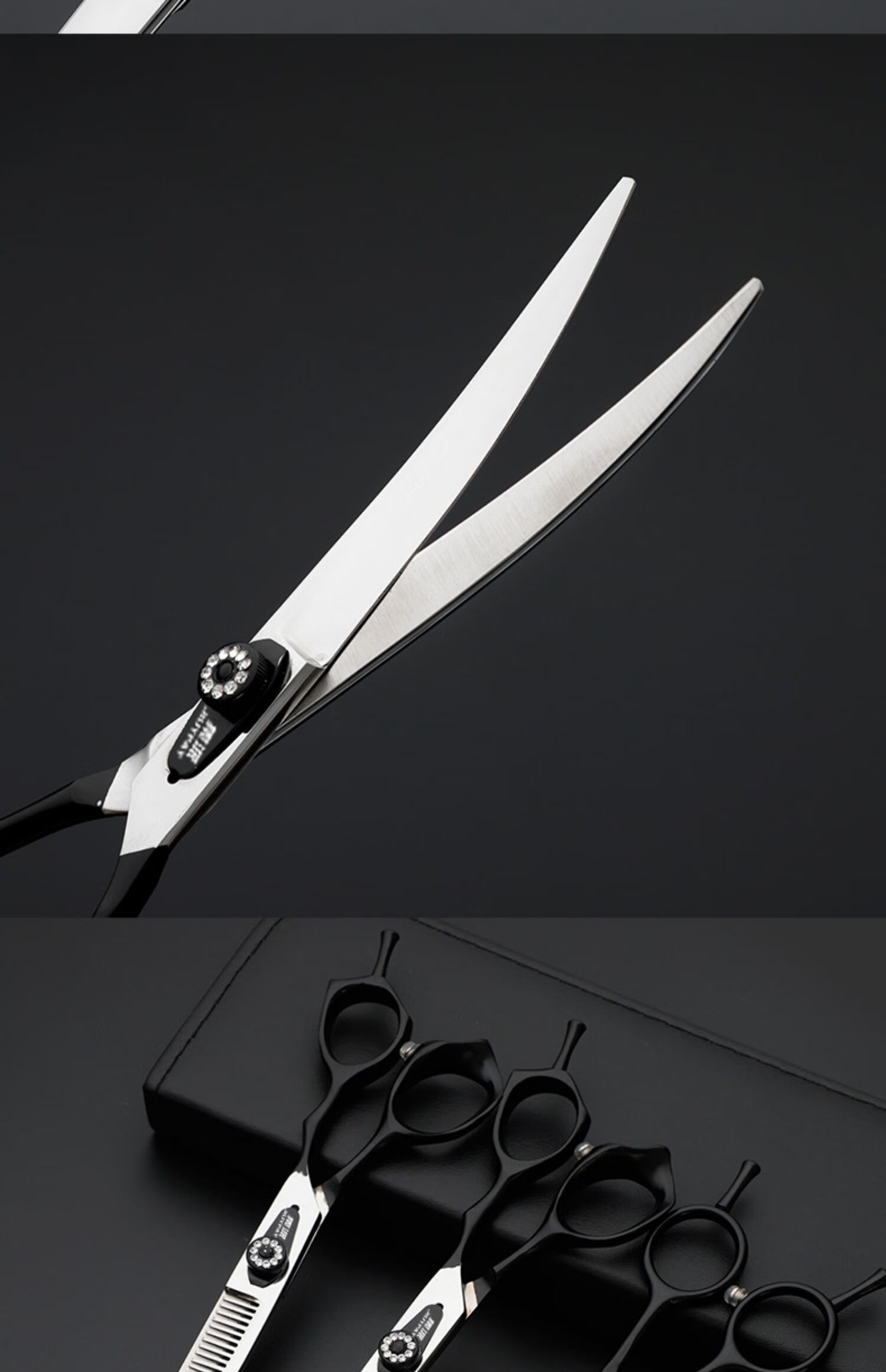 宠物美容剪刀专业泰迪理发神器修毛套装弯剪狗毛工具狗狗剪毛剪刀-b