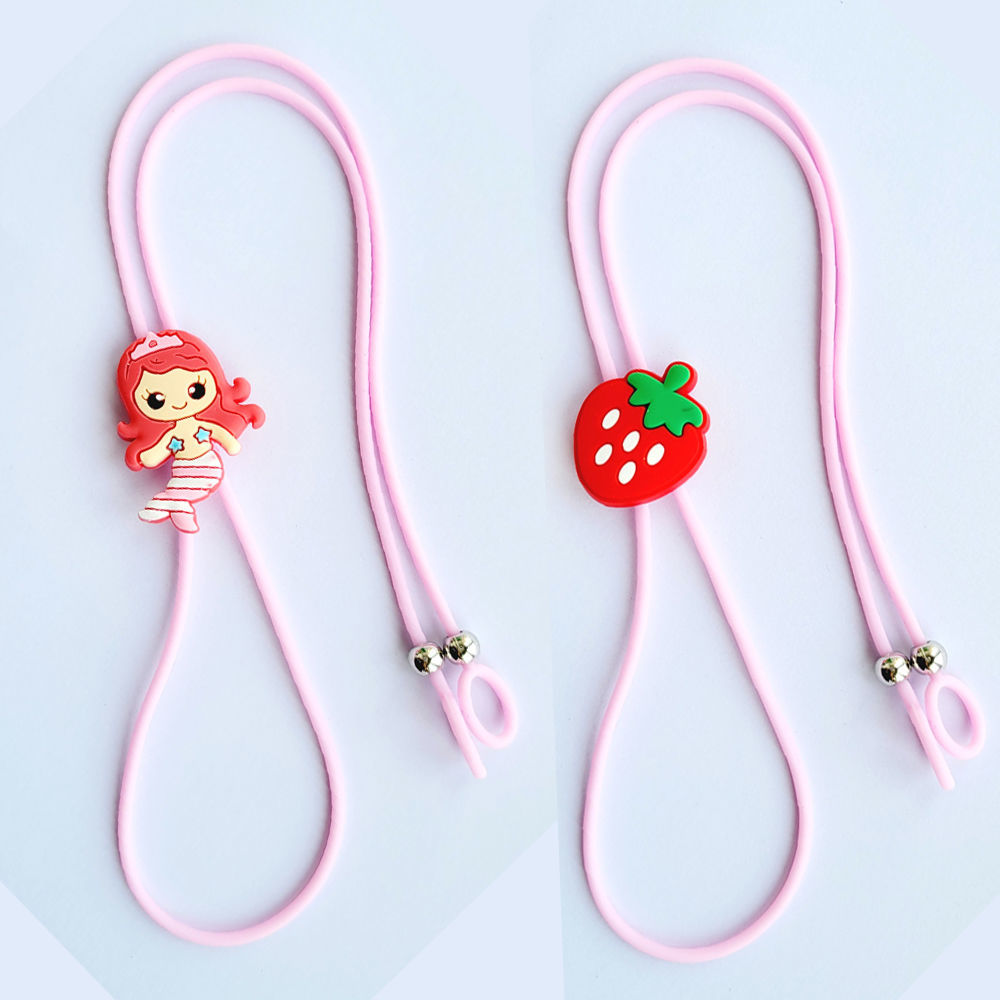 儿童眼镜挂绳卡通弹力眼镜防滑防掉绳可调节挂脖硅胶男女孩眼镜链 小