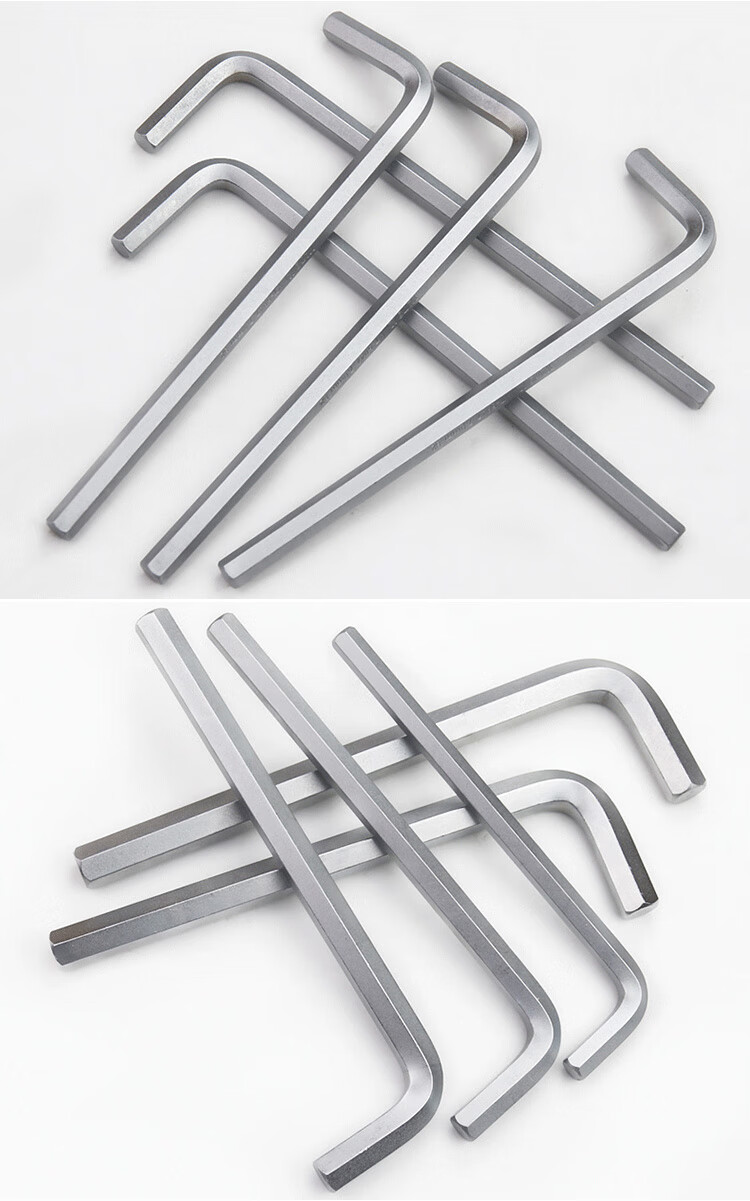 百思泰加长平头内六角扳手板手单个内六方工具工业级耐用六棱角扳手