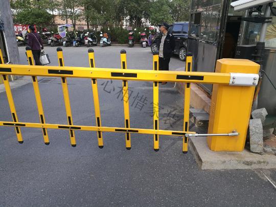 定制双层栅栏道闸杆停车场门禁拦车杆升降杆挡车杆小区门口捷顺 6米