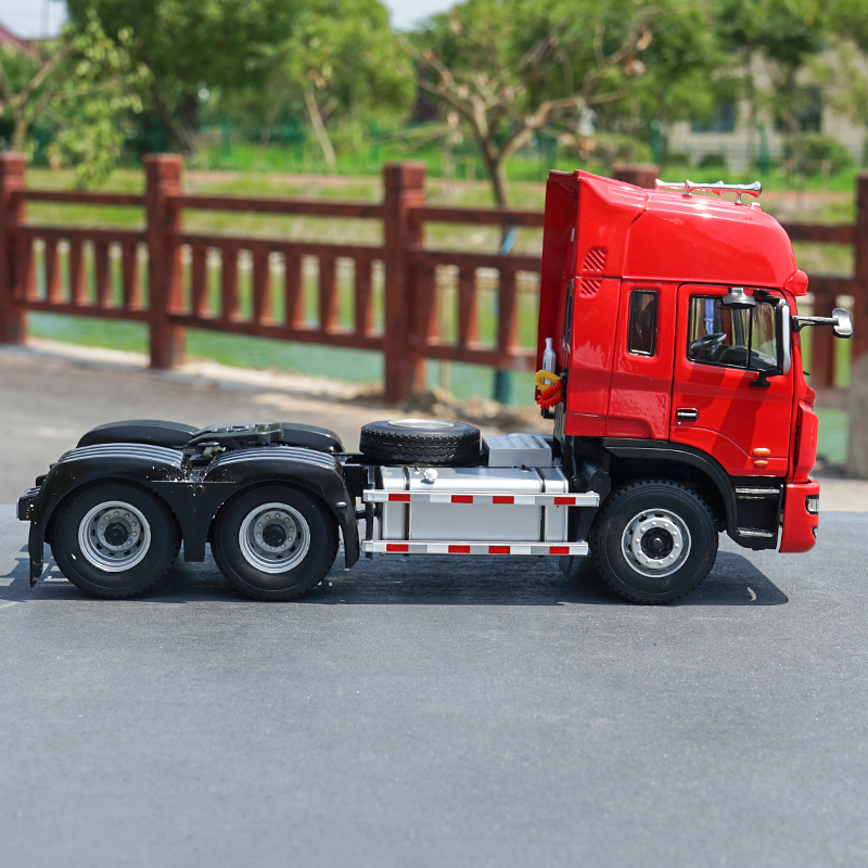 原厂卡车拖头模型江淮格尔发jack系牵引拖车头重卡124合金卡车模型
