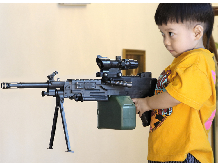 m249大菠萝手自一体电动连发m416自动突击步晶水弹车玩具枪手动电动双